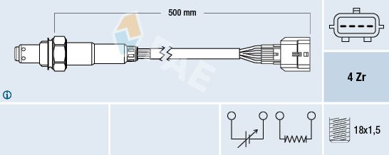 Sonda lambda FAE 77582
