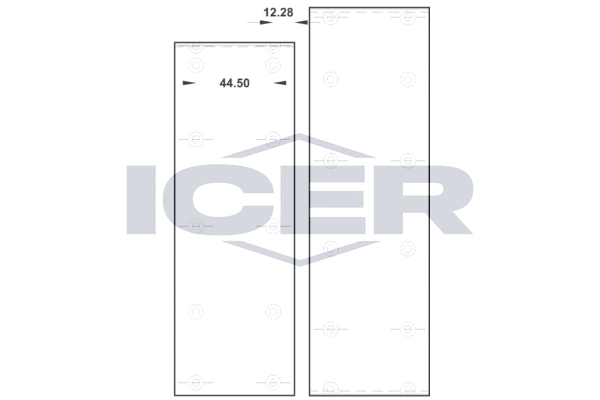 Zestaw szczęk hamulcowych, hamulce bębnowe ICER 21 5368 00