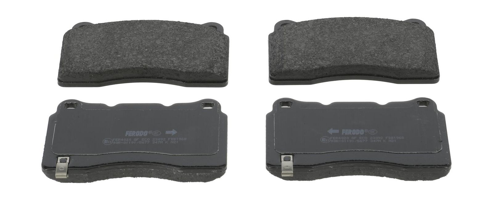 set placute frana,frana disc FERODO FDB1968