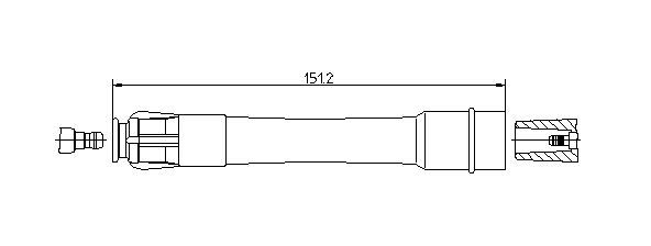 Nasadka (fajka), świeca zapłonowa BREMI 13296A1,8