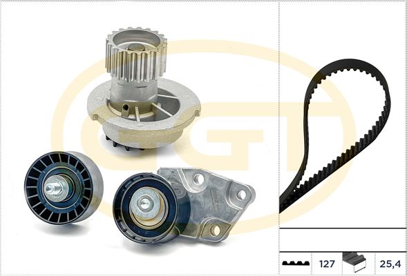 Set pompa apa + curea dintata GGT KPA20144