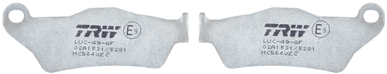 set placute frana,frana disc TRW Organic Eco MCB648EC