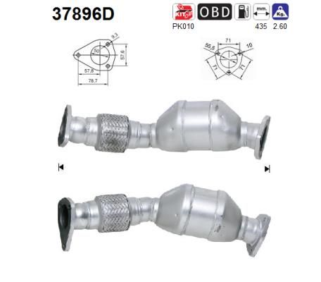 Katalizator AS 3B0254200CX