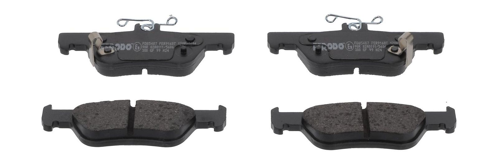 set placute frana,frana disc FERODO FDB5487