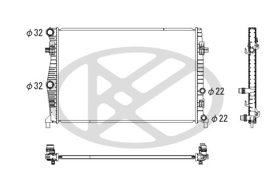 Radiator, racire motor KOYORAD PL443888