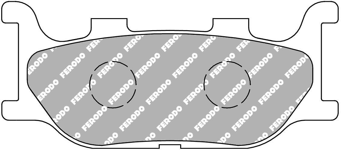 set placute frana,frana disc FERODO FDB2003EF