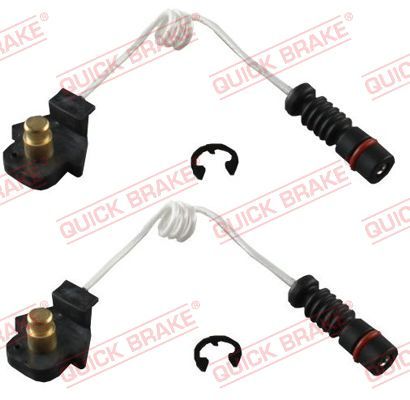 Výstražný kontakt, opotřebení obložení QUICK BRAKE WS 0184 A