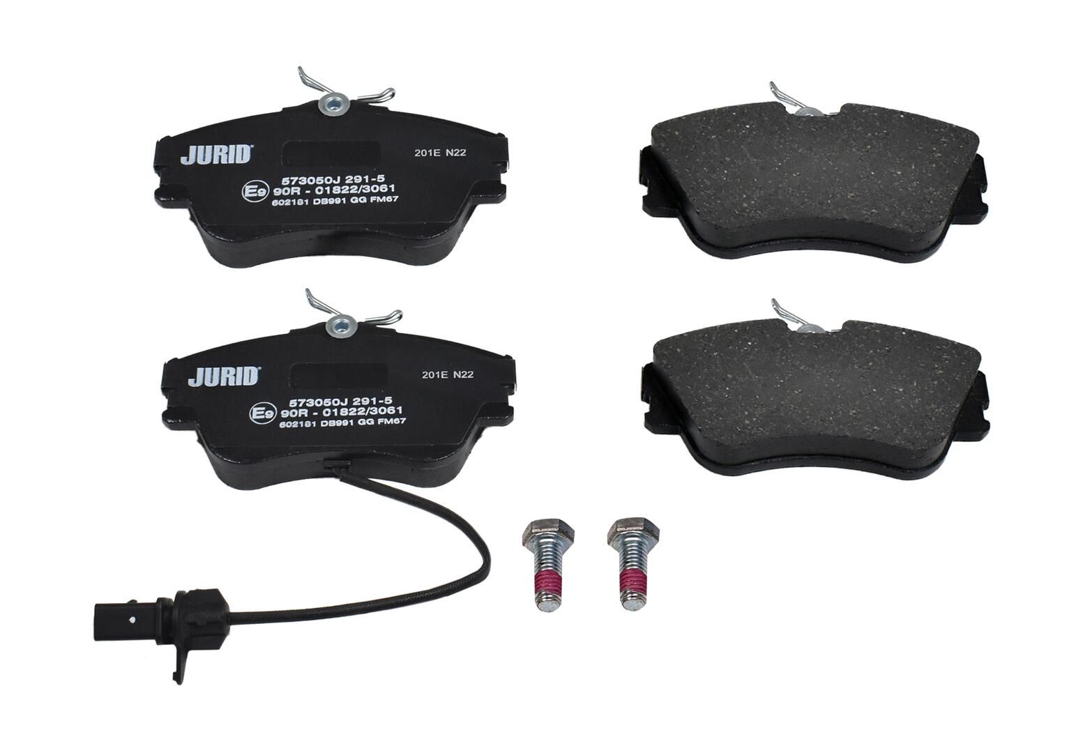 Комплект тормозных колодок, дисковый тормоз