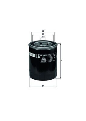 Olejový filtr MAHLE OC 331/1