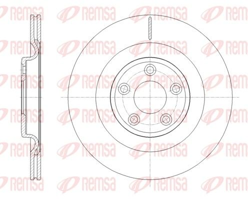Tarcza hamulcowa REMSA 62111.10
