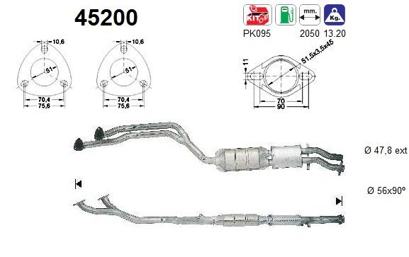 Catalizator AS 45200