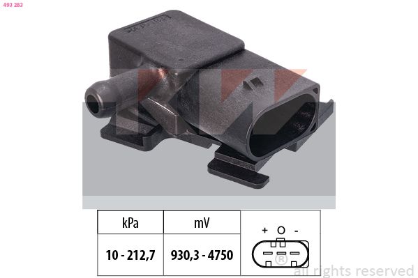 Czujnik ciśnienia powietrza, adaptacja wysokościowa KW 493 283