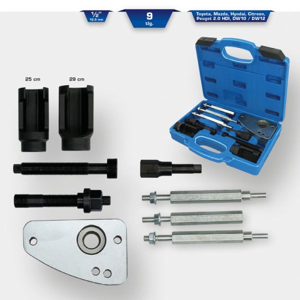 Set scule demontare injector Common-Rail KS TOOLS BT551180