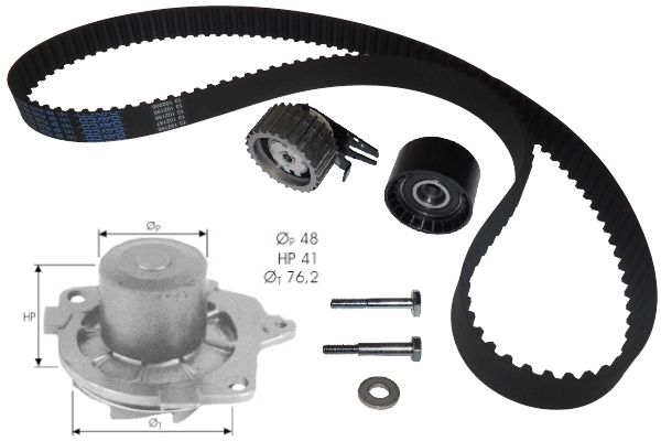 Pompe à eau + kit de courroie crantée