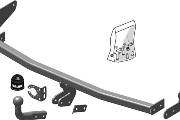 Zestaw zaczepu przyczepy BRINK 554000