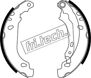 Zestaw szczęk hamulcowych FRI.TECH. 1079.191