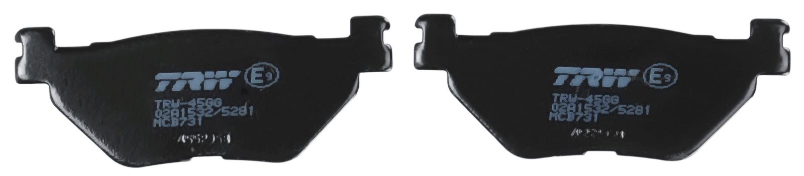 set placute frana,frana disc TRW Organic Allround MCB731