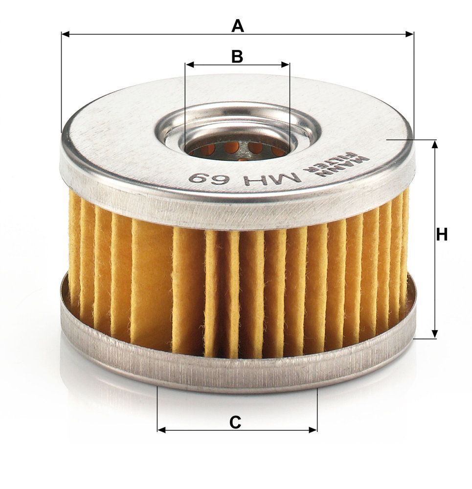 Levně Olejový filtr MANN-FILTER MH 69
