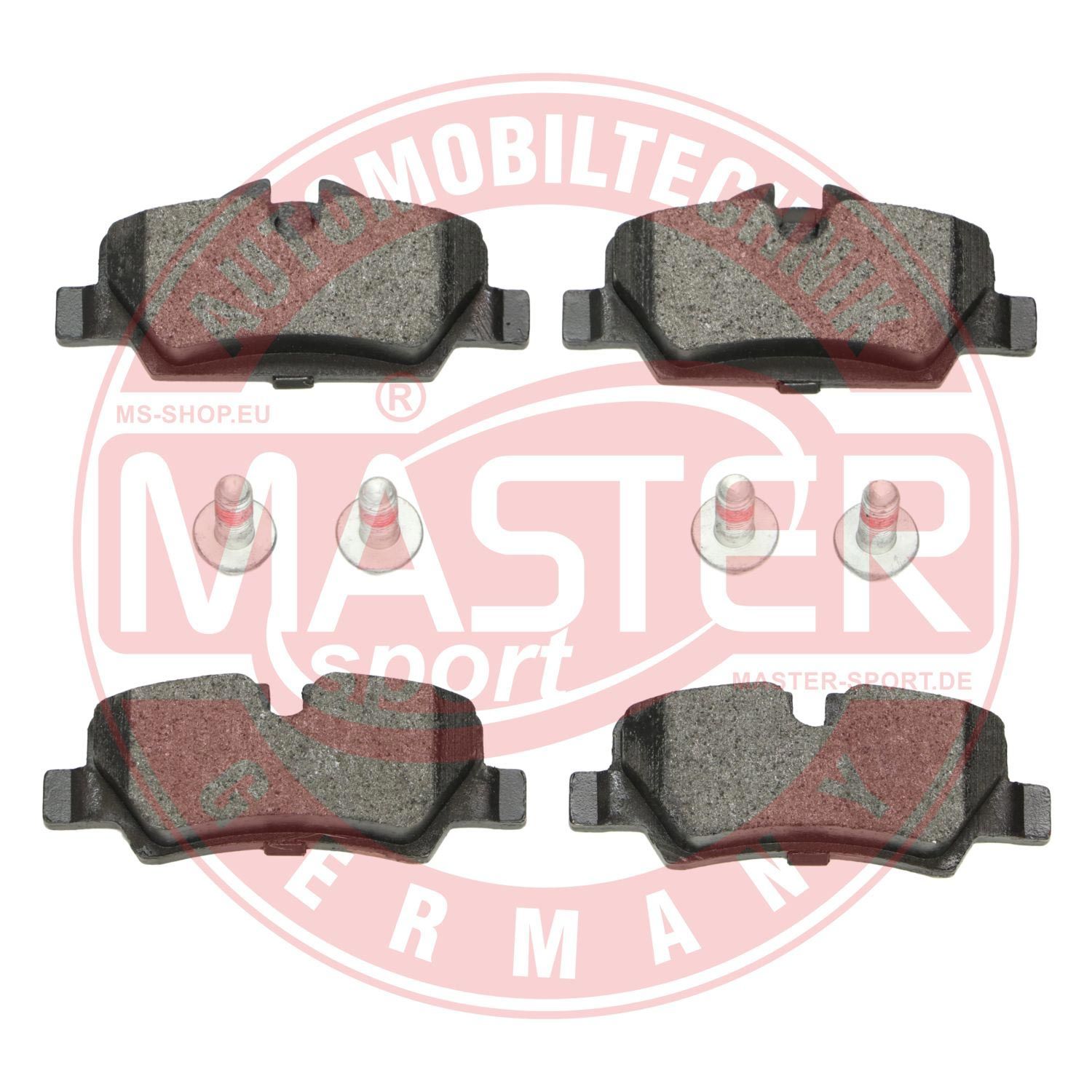 Zestaw klocków hamulcowych, hamulce tarczowe MASTER-SPORT GERMANY 13046027972N-SET-MS