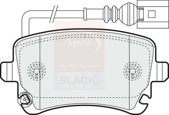 Apec - Rear Brake Pad Set