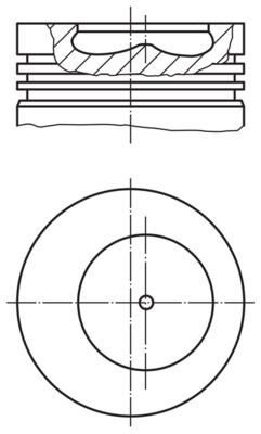 Tłok MAHLE 009 07 00