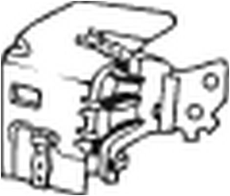 Pasek gumowy, system wydechowy KLOKKERHOLM 255-204