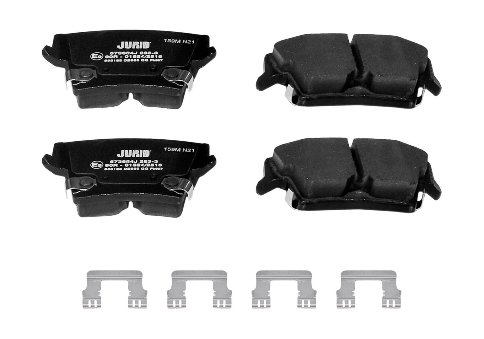 Комплект тормозных колодок, дисковый тормоз