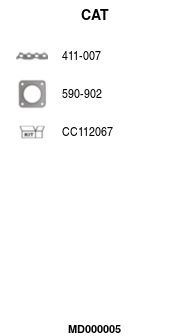 Katalizator przy kolektorze FA1 036253052FX