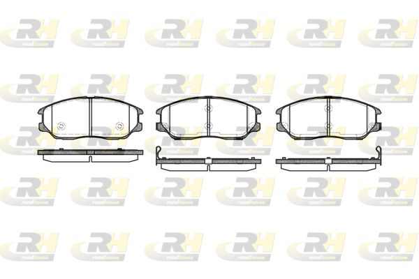 Zestaw klocków hamulcowych, hamulce tarczowe ROADHOUSE 21085.02