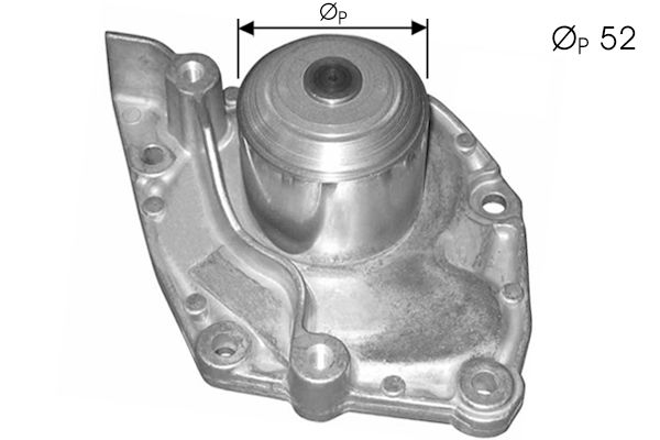 Pompe à eau, refroidissement du moteur