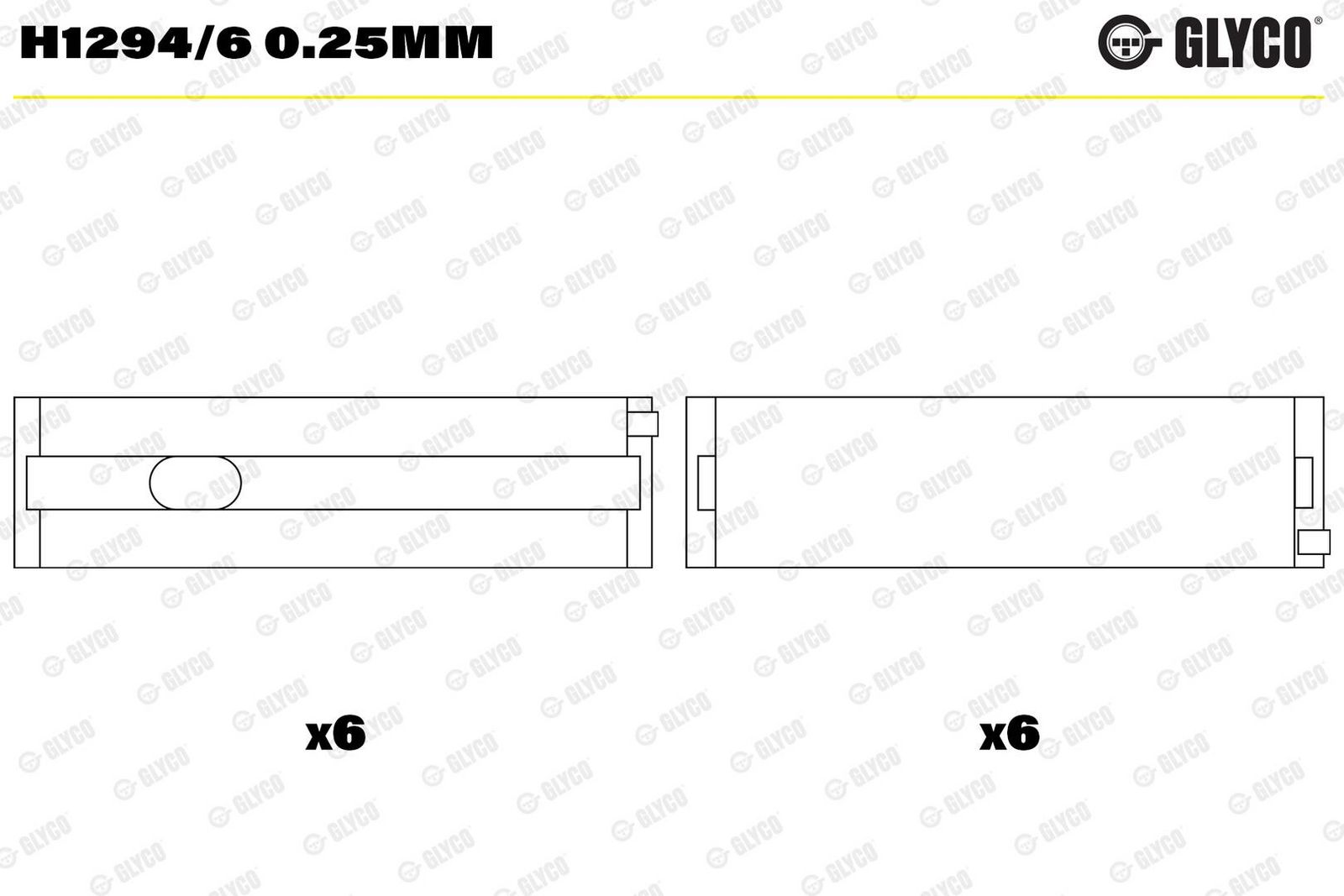Cuzinet arbore cotit GLYCO H1294/6 0.25mm