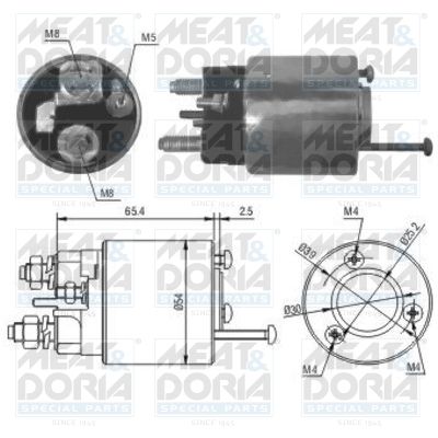Włącznik elektromagnetyczny, rozrusznik MEAT & DORIA 46018