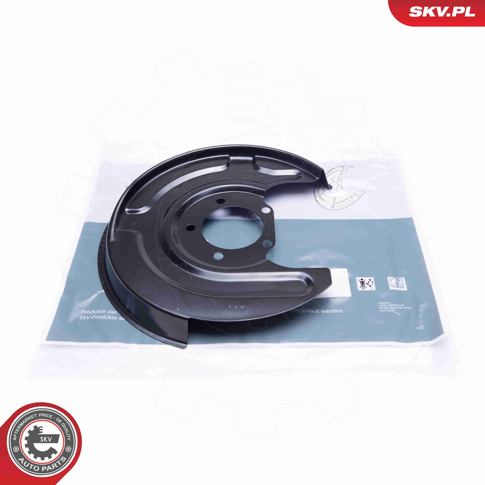 Отражатель, диск тормозного механизма