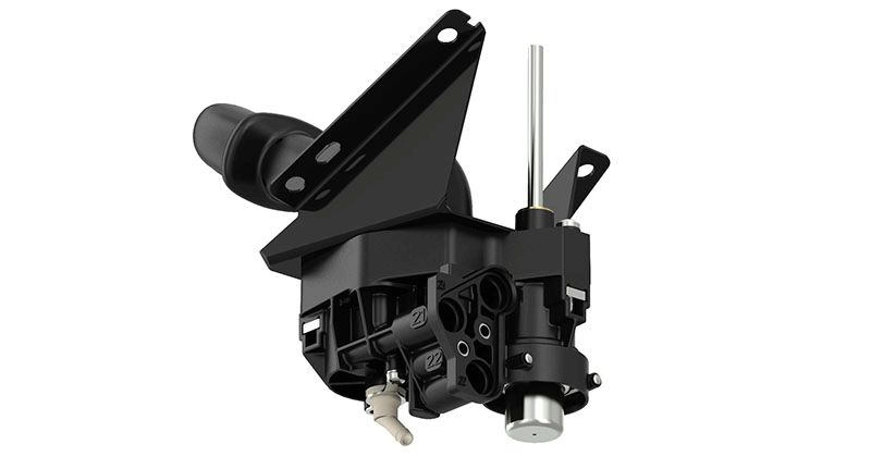 Valve de commande de frein, frein de stationnement