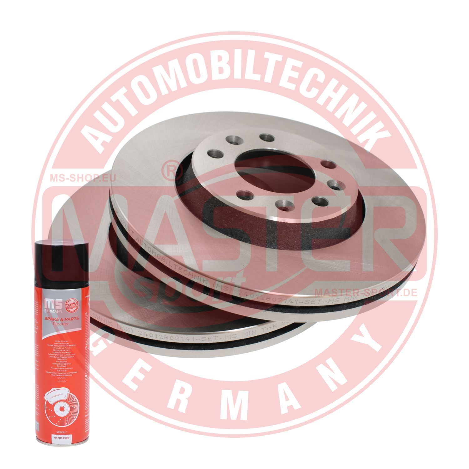 Tarcza hamulcowa MASTER-SPORT GERMANY 24012802141-SET-MSP