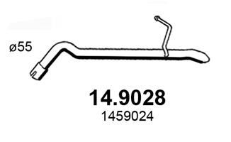 Rura wydechowa ASSO 1342383
