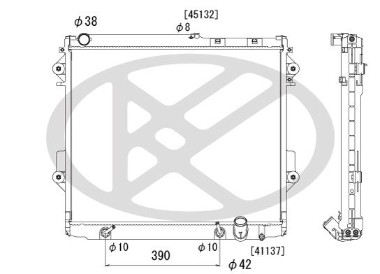 Radiator, racire motor KOYORAD PL012204