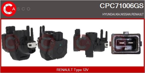 E-shop Menič tlaku, Riadenie výfukových plynov CASCO CPC71006GS