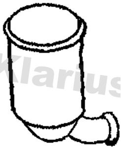 Filtr sadzy / filtr cząstek stałych, układ wydechowy KLARIUS 390283