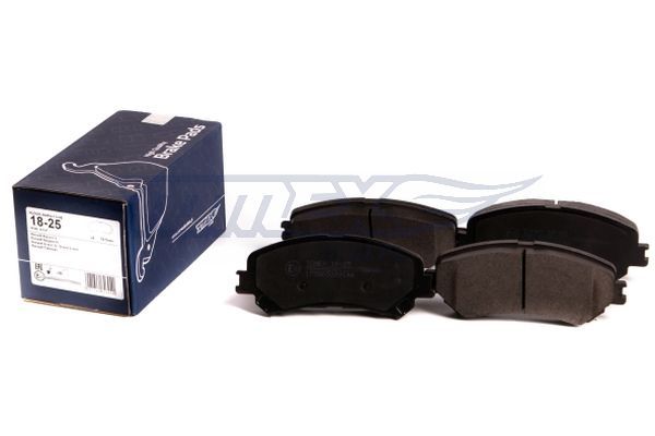 Levně Sada brzdových destiček, kotoučová brzda TOMEX Brakes 18-25