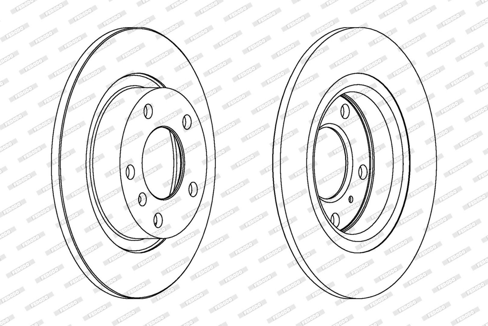 Disc frana FERODO DDF1651C
