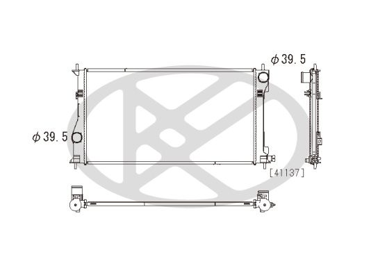 Radiator, racire motor KOYORAD PL012663