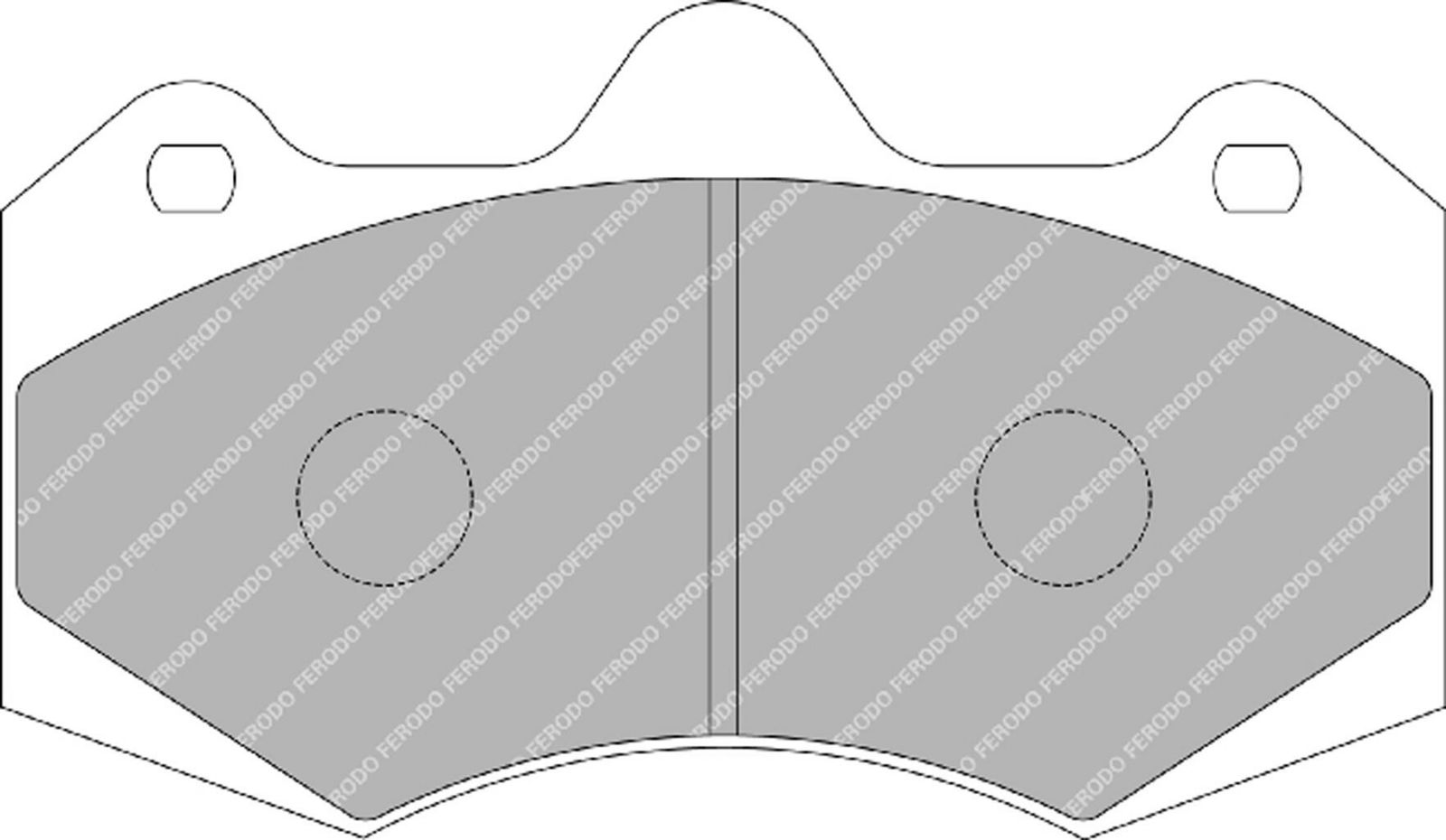set placute frana,frana disc FERODO FRP3084Z