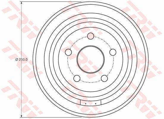 Bęben hamulcowy TRW DB4407