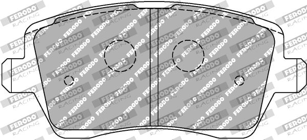 Zestaw klocków hamulcowych, hamulce tarczowe FERODO RACING FCP1617R