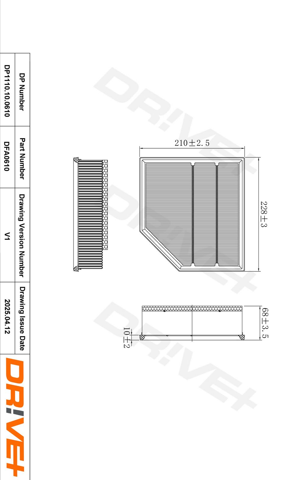 Воздушный фильтр