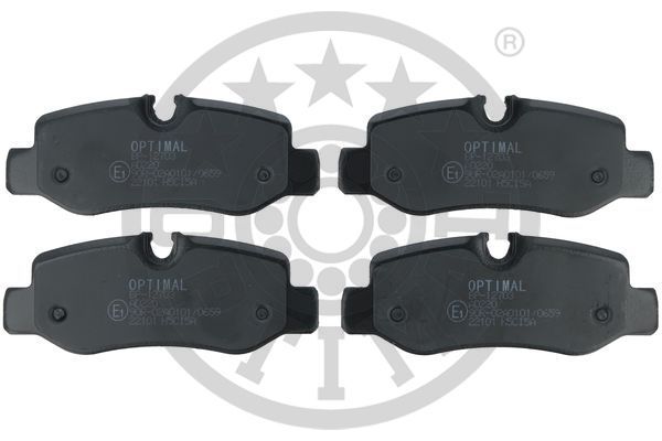 Zestaw klocków hamulcowych, hamulce tarczowe OPTIMAL BP-12703