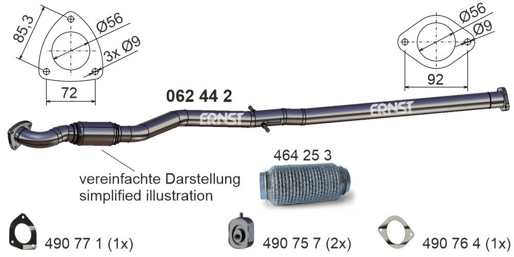 Racord evacuare ERNST 062442