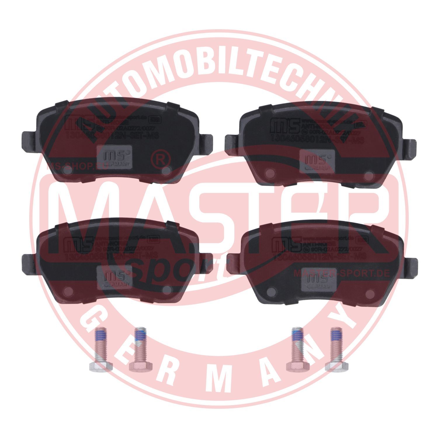 Zestaw klocków hamulcowych, hamulce tarczowe MASTER-SPORT GERMANY 13046058012N-SET-MS
