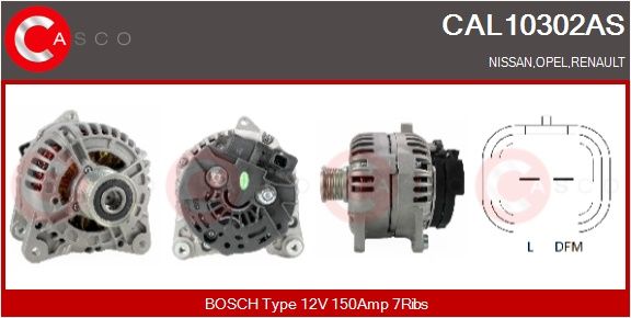 Levně generátor CASCO CAL10302AS